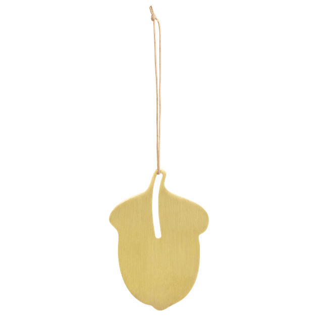 EKTA Living-Christmas Hang On Acorn-Brass-EK-CHO125